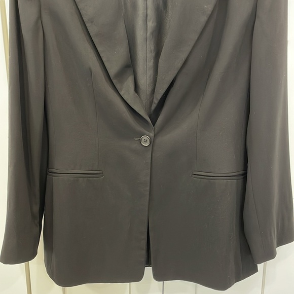 Giorgio Armani Classico 100% Wool Black Blazer - Picture 3 of 11
